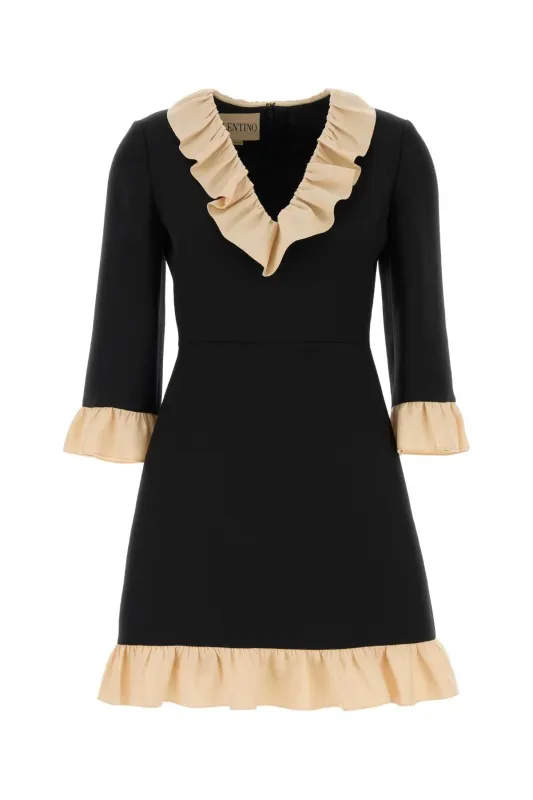 BLACK CREPE MINI DRESS sold by Lord & Taylor
