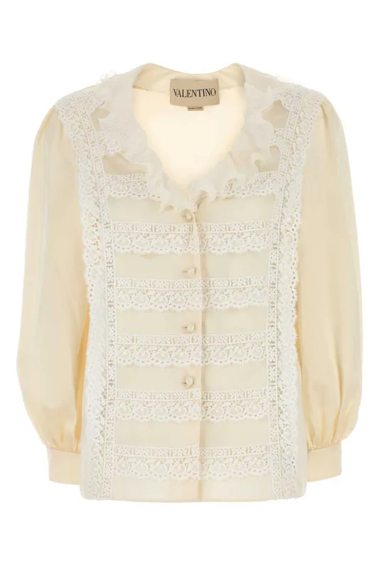 CREAM SILK SHIRT sold by Lord & Taylor