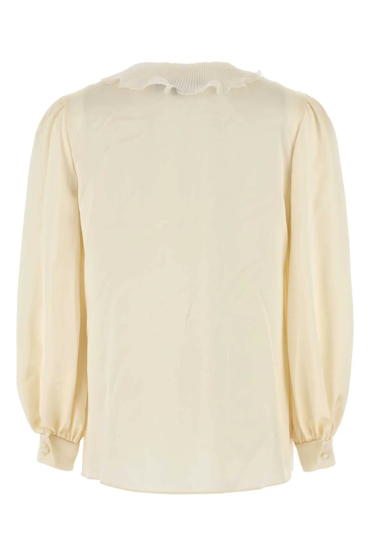 CREAM SILK SHIRT sold by Lord & Taylor product image thumbnail 2