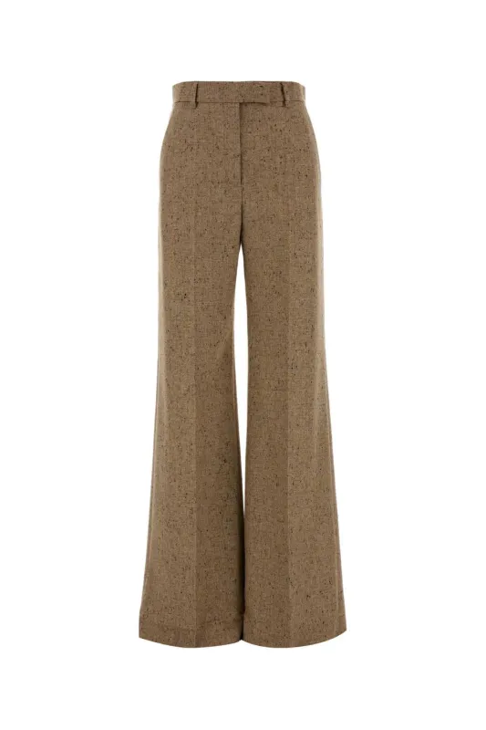 MELANGE SAND WOOL PALAZZO PANT sold by Lord & Taylor