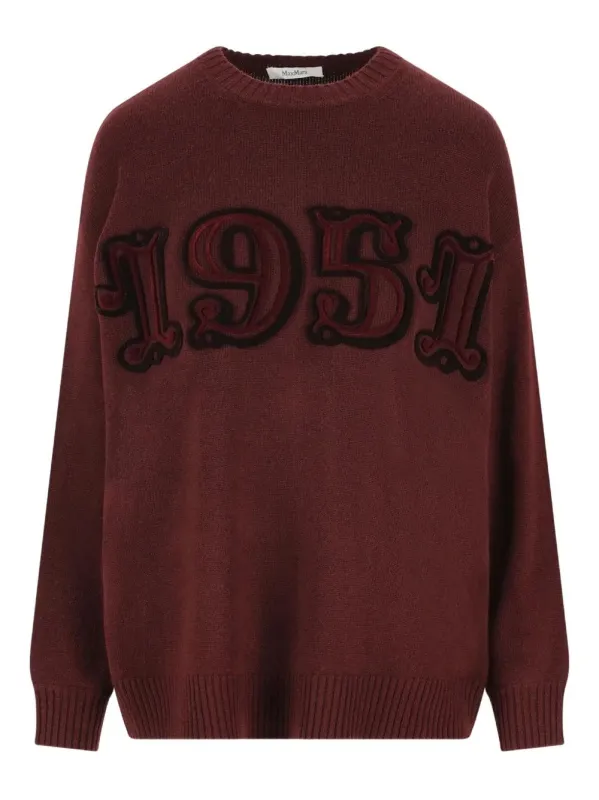 BURGUNDY WOOL BLEND FIDO SWEATER sold by Lord & Taylor