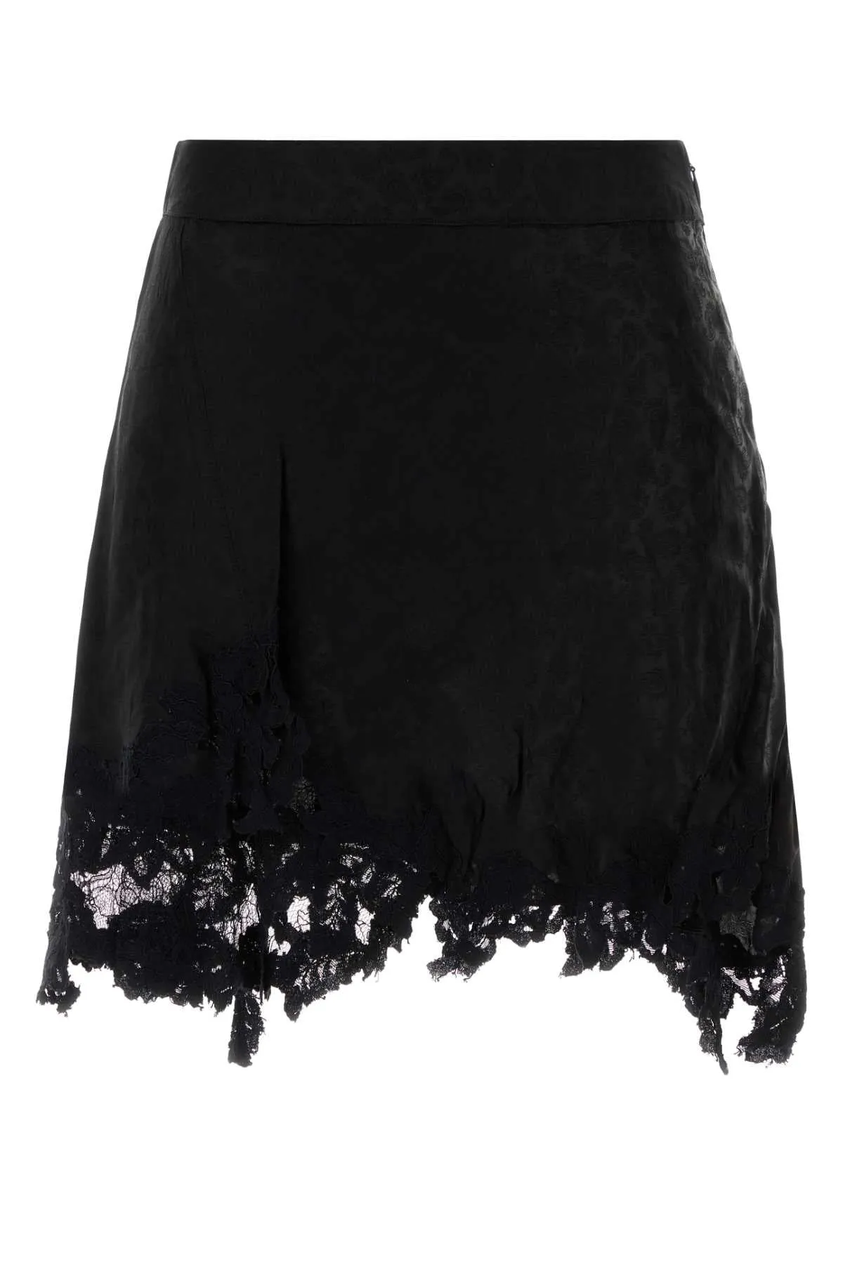 BLACK SATIN REANA MINI SKIRT sold by Lord & Taylor