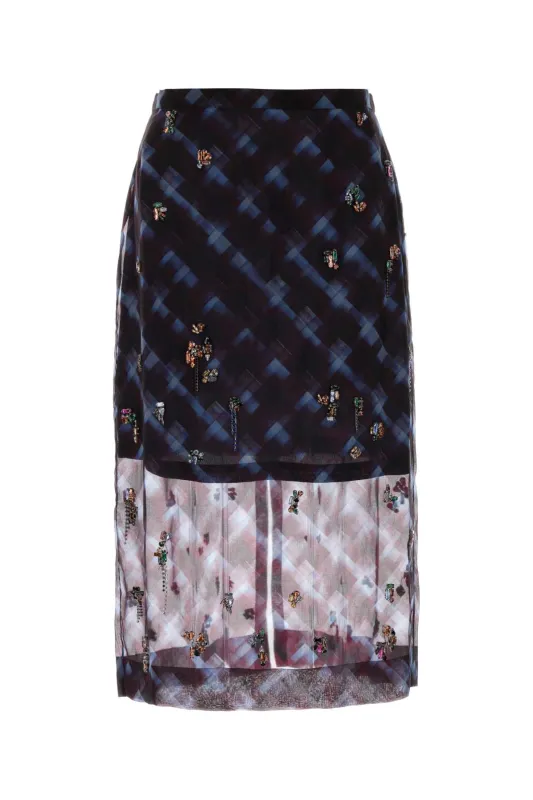 PRINTED SILK SOKNA SKIRT sold by Lord & Taylor