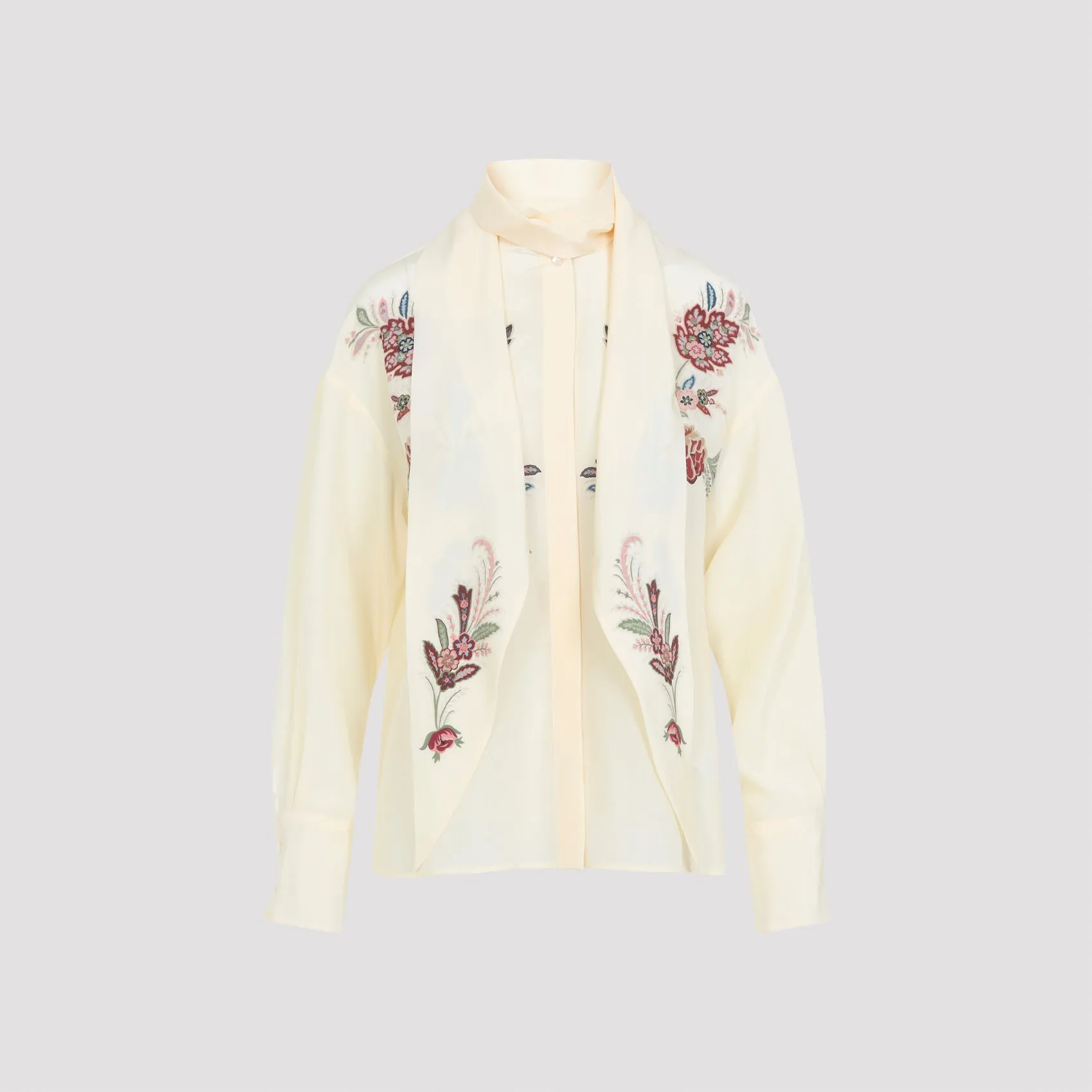 SILK CREPE BLOUSE sold by Lord & Taylor product image thumbnail 2