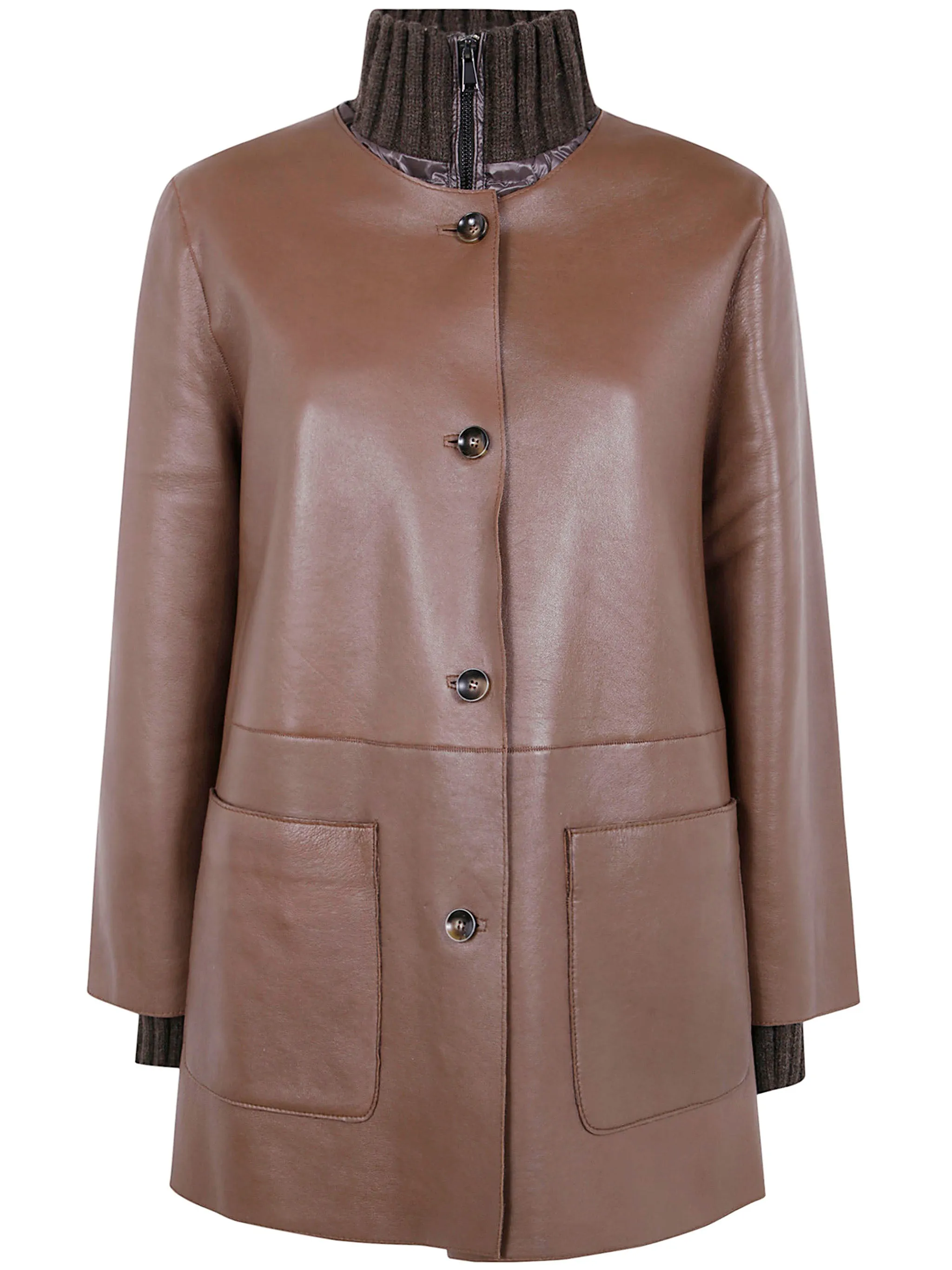 "DOM WINTER" REVERSIBLE LEATHER JACKET sold by Lord & Taylor