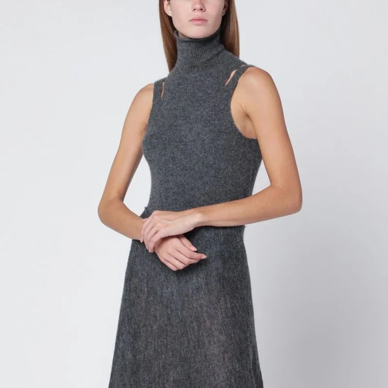 GREY CASHMERE BLEND TURTLENECK TOP sold by Lord & Taylor
