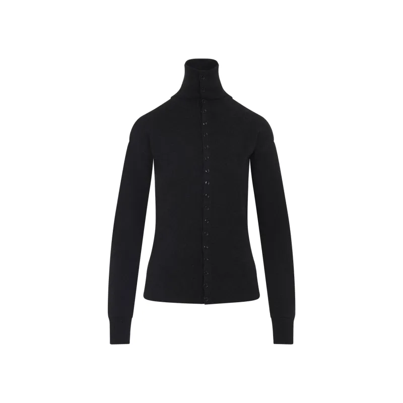 BUTTONED FITTED CARDIGAN made by Lemaire