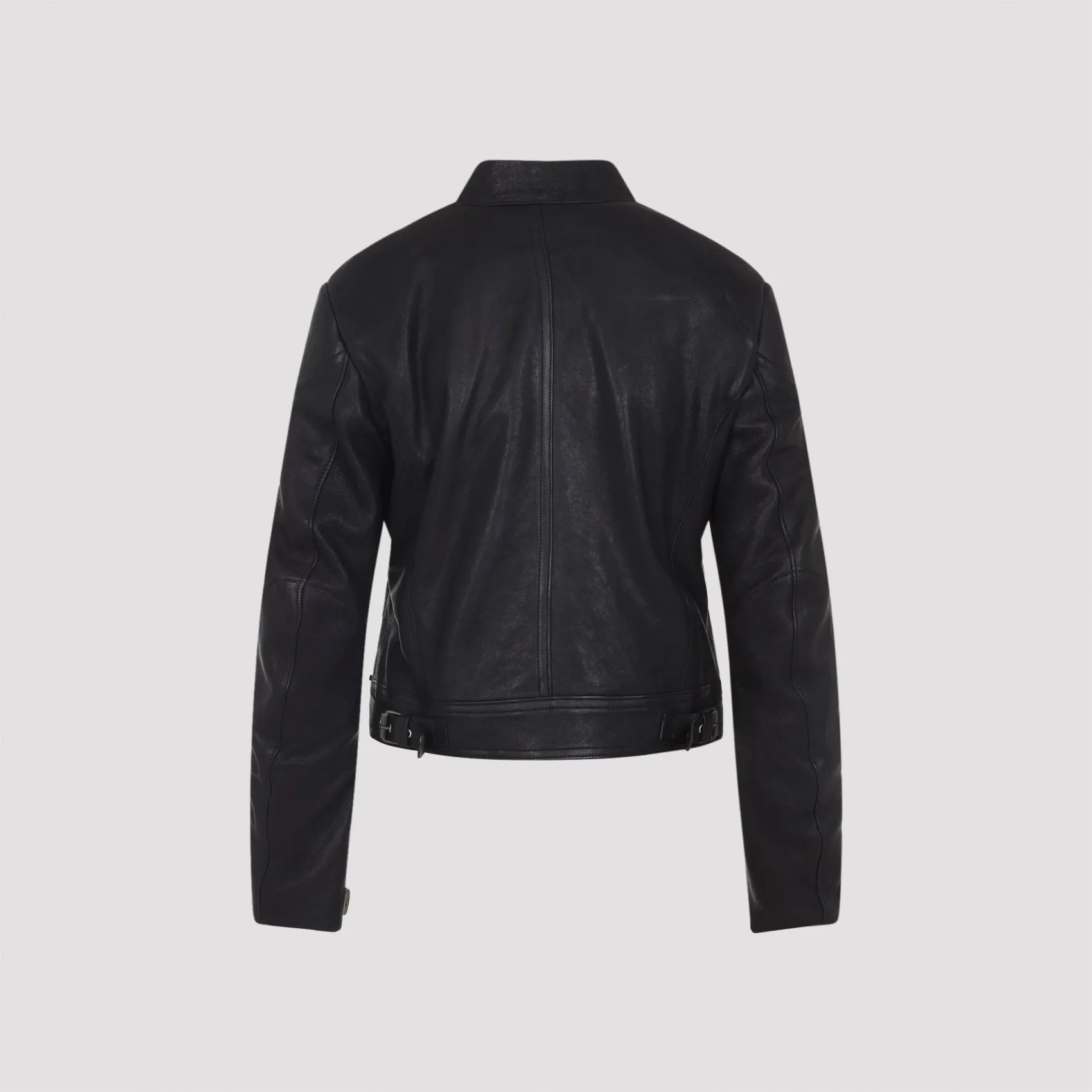 BLACK LAMB LEATHER JACKET sold by Lord & Taylor product image thumbnail 3