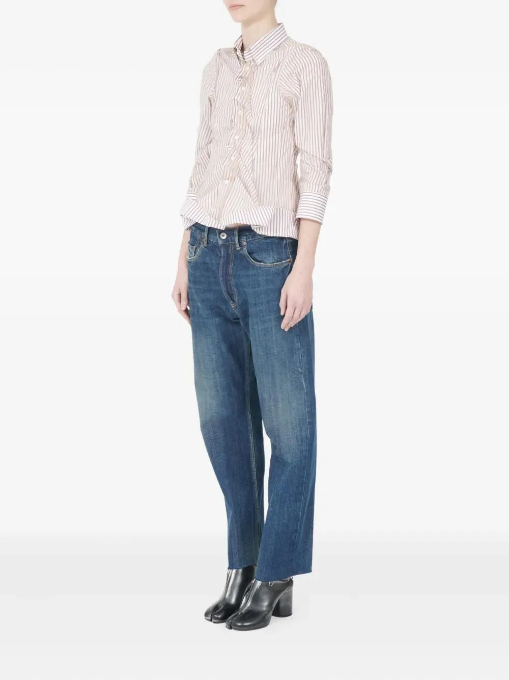 WHITE AND RED COTTON SHIRT sold by Lord & Taylor product image thumbnail 3