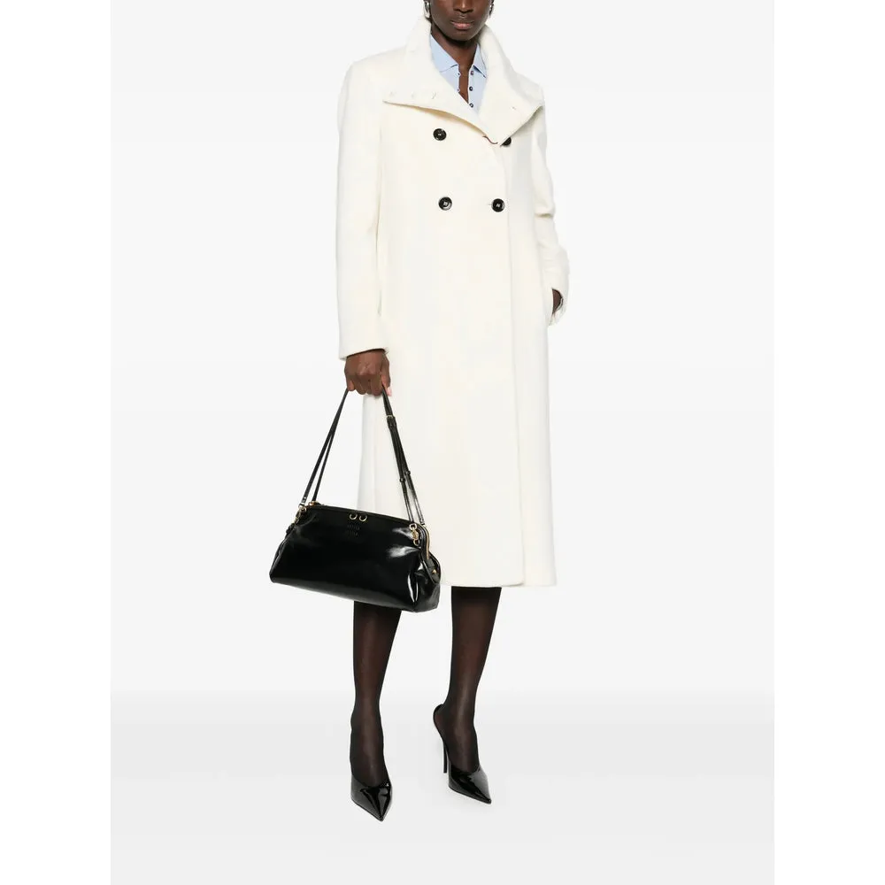 Off-White Double-Breasted Wool Coat sold by Lord & Taylor product image thumbnail 4