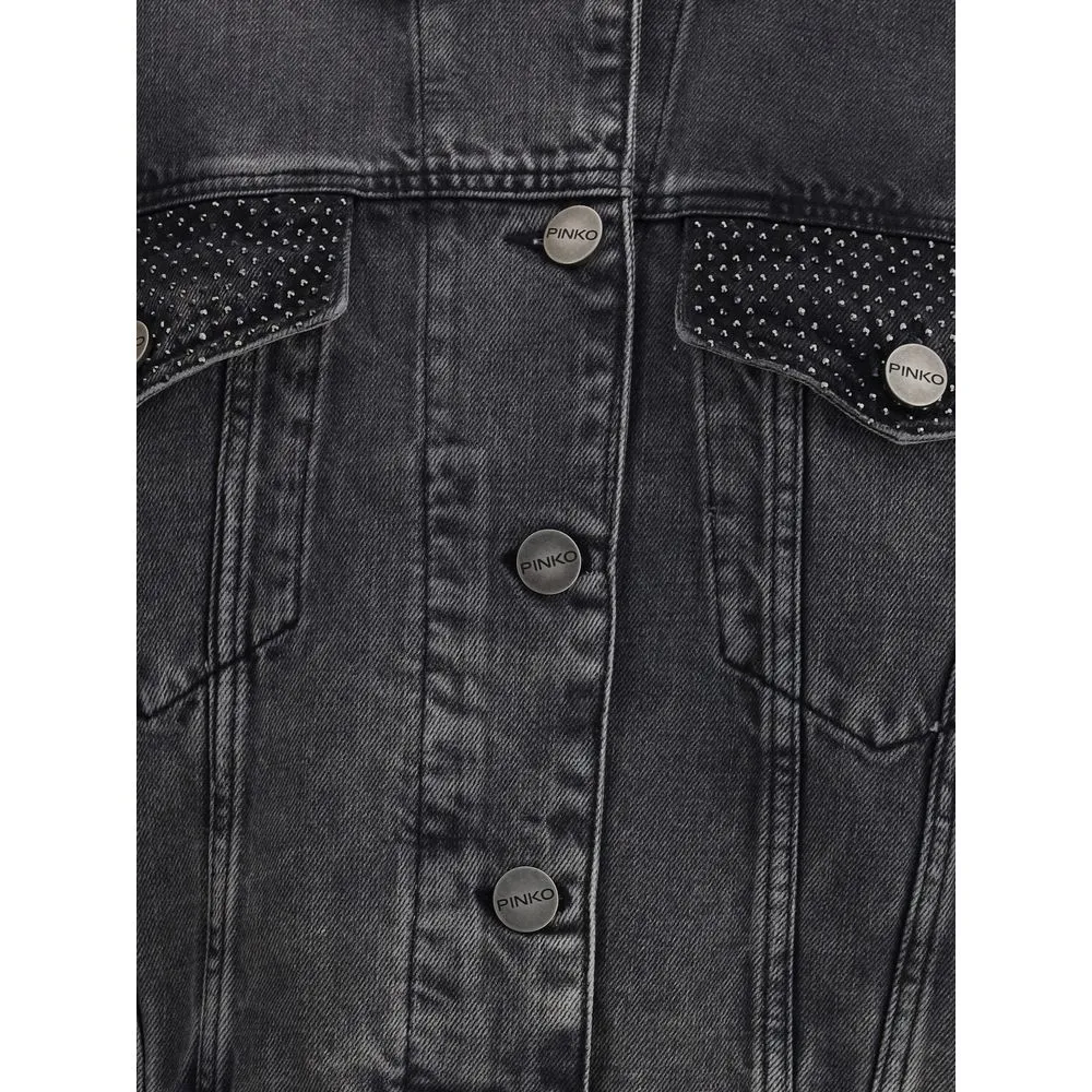 The Trucker jacket with mini studs sold by Lord & Taylor product image thumbnail 3