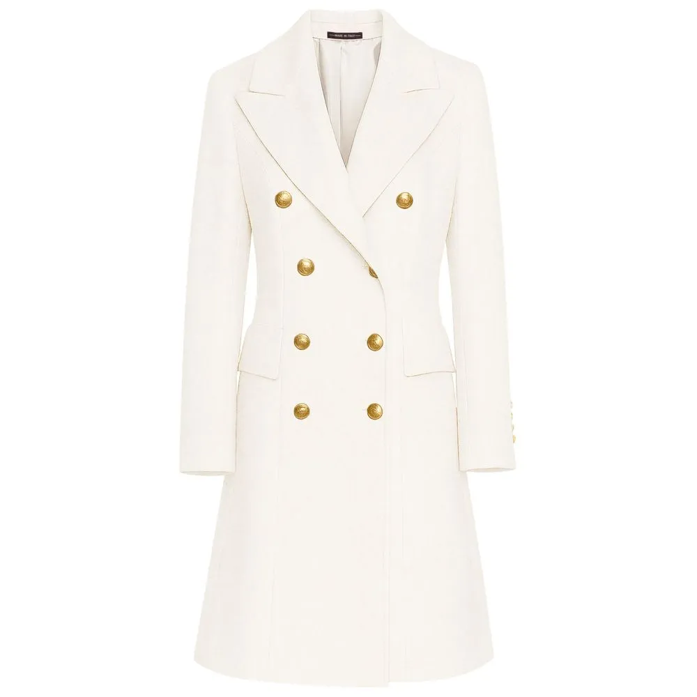 White Wool Women Coat sold by Lord & Taylor
