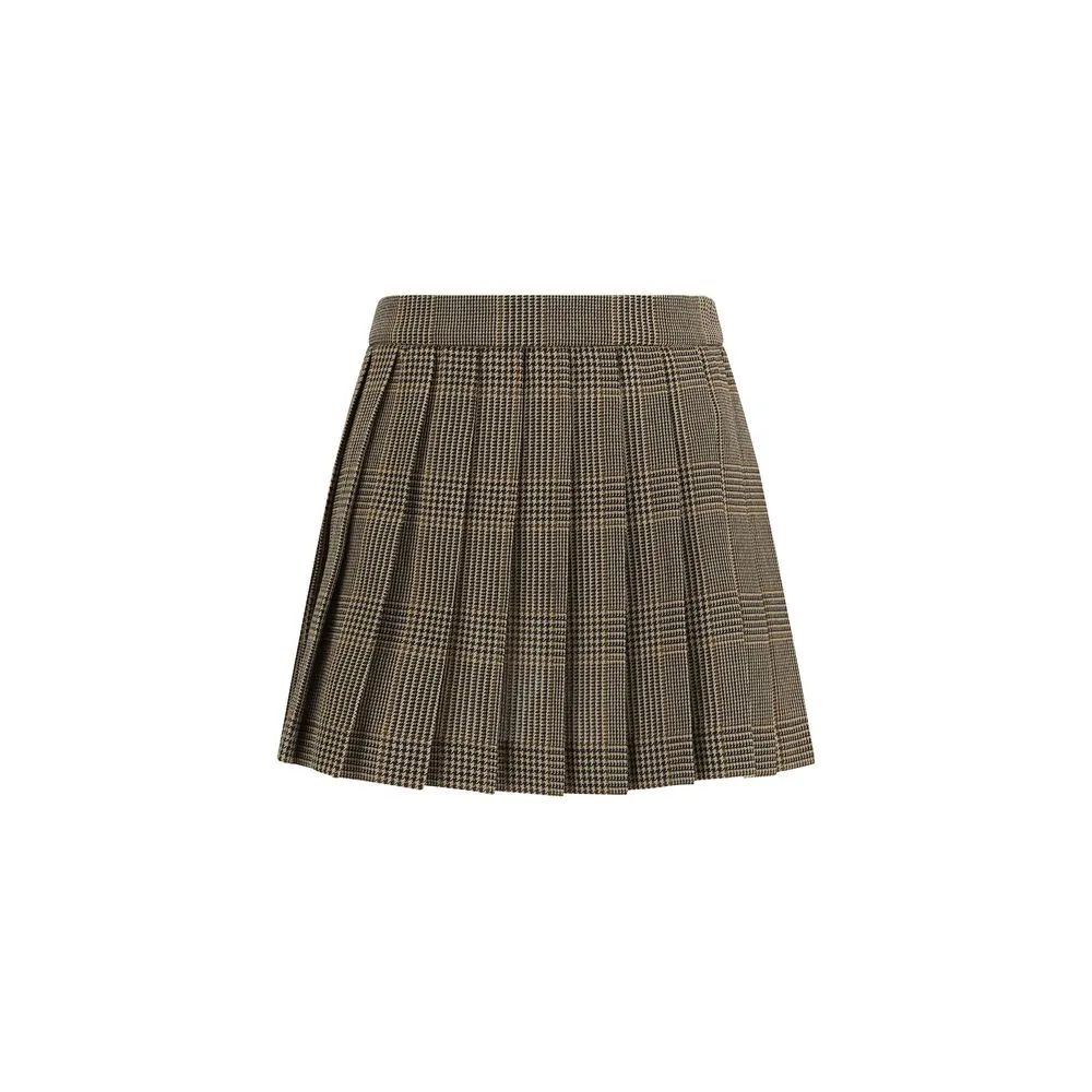 miniskirt with Prince of Wales motif sold by Lord & Taylor