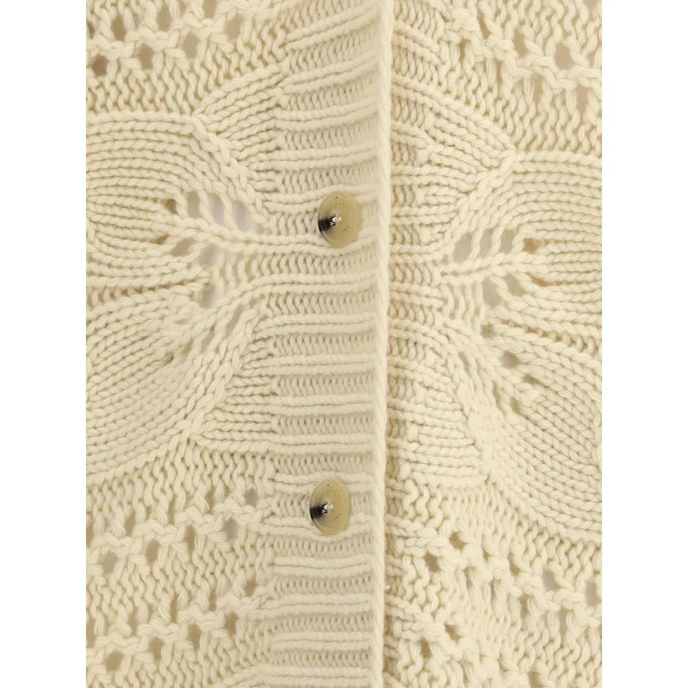 Perforated cashmere Cardigan sold by Lord & Taylor product image thumbnail 3