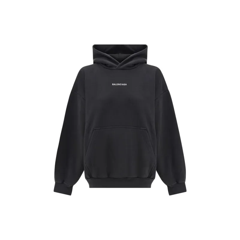 Logoed Hoodie made by Balenciaga