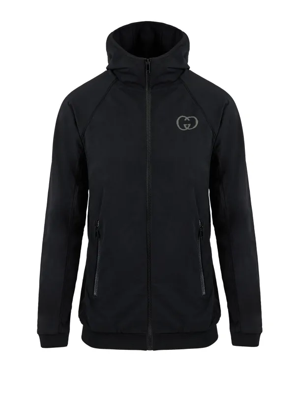 Black Polyamide Hoodie Sweatshirt sold by Lord & Taylor
