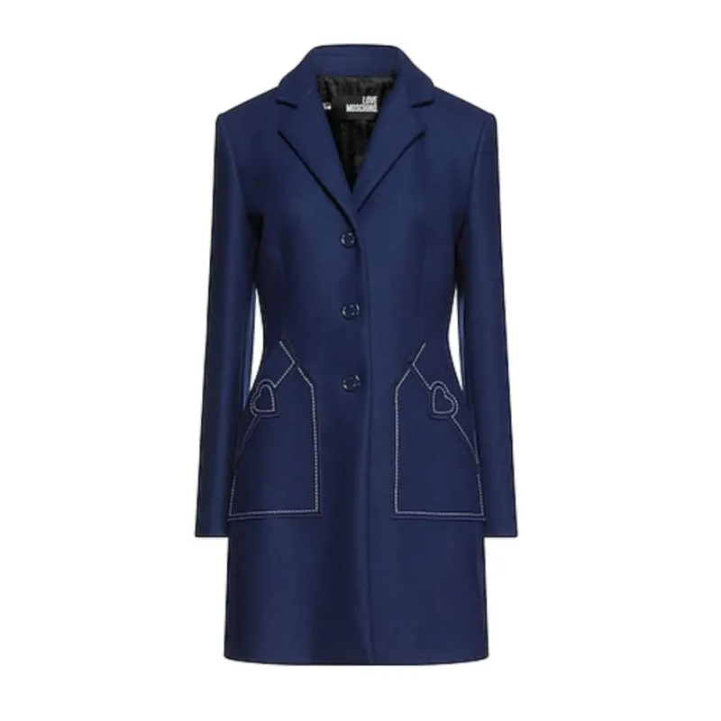 Blue Wool Women Coat sold by Lord & Taylor