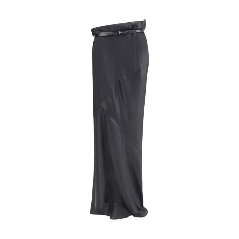 SILK SATIN LONG SKIRT sold by Lord & Taylor