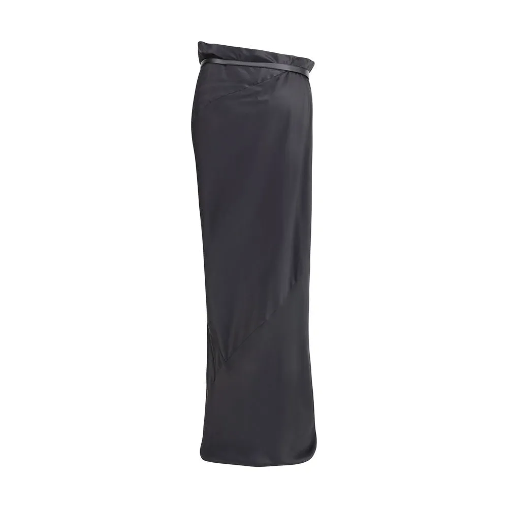 SILK SATIN LONG SKIRT sold by Lord & Taylor product image thumbnail 2