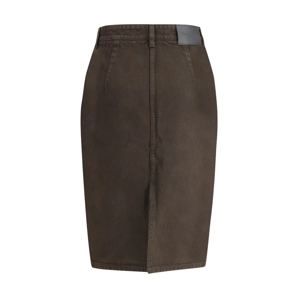 Denim Pencil Skirt sold by Lord & Taylor product image thumbnail 2