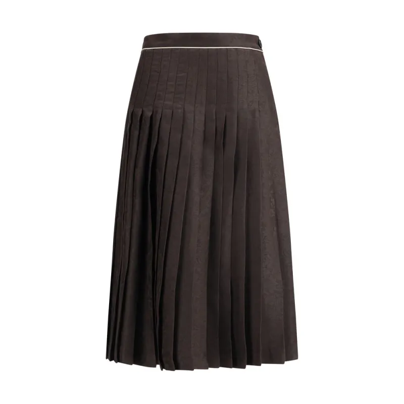 Sunflower Pleated Silk Skirt sold by Lord & Taylor