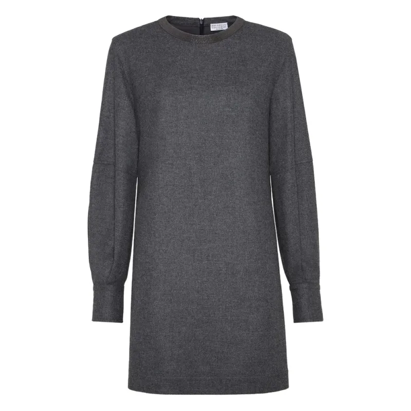 Brunello Cucinelli Grey Dress sold by Lord & Taylor