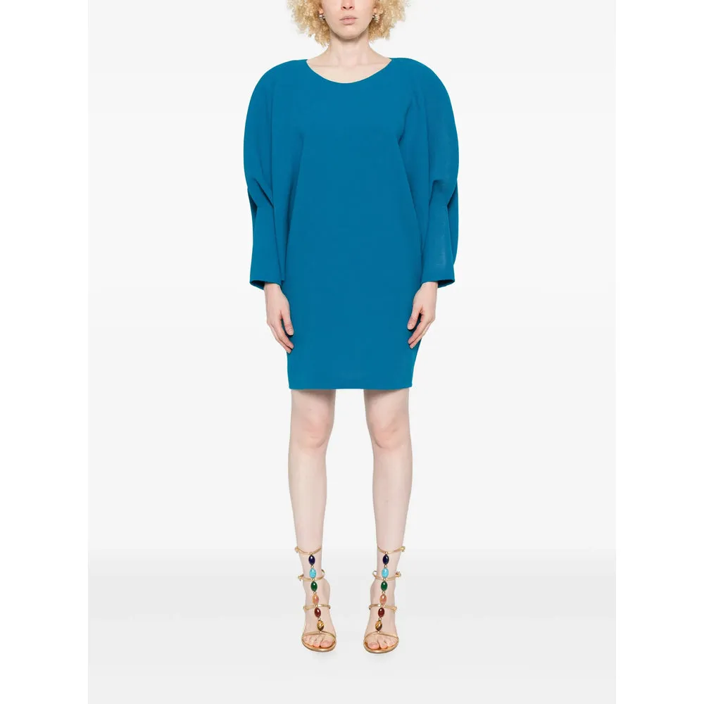 Gianluca Capannolo Blue Wool Dress sold by Lord & Taylor product image thumbnail 4