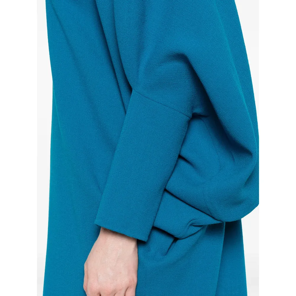 Gianluca Capannolo Blue Wool Dress sold by Lord & Taylor product image thumbnail 5
