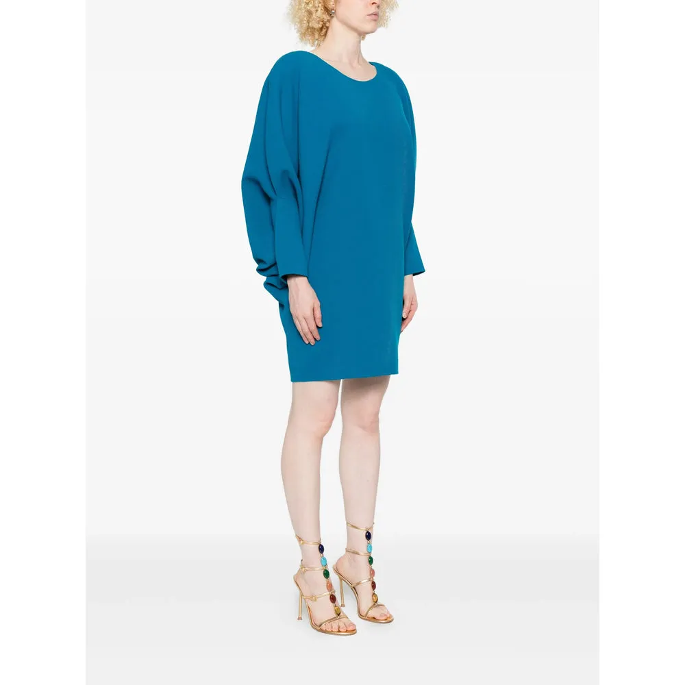 Gianluca Capannolo Blue Wool Dress sold by Lord & Taylor product image thumbnail 2