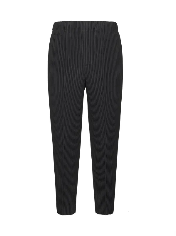 Black Compleat Trousers made by Issey Miyake