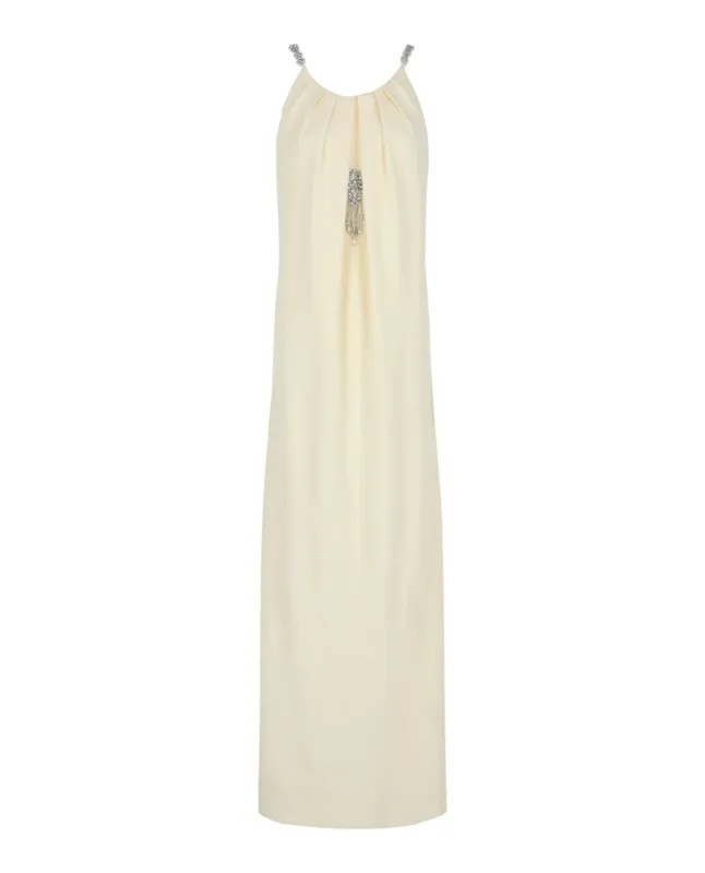 Crystal-Embellished Draped Gown sold by Lord & Taylor