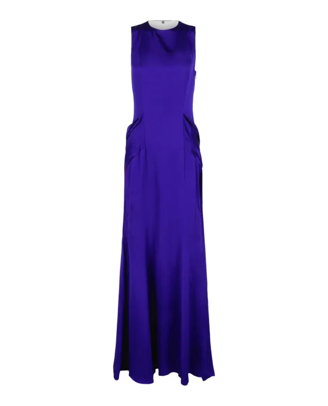 Sheer Tulle Back Gown made by Givenchy