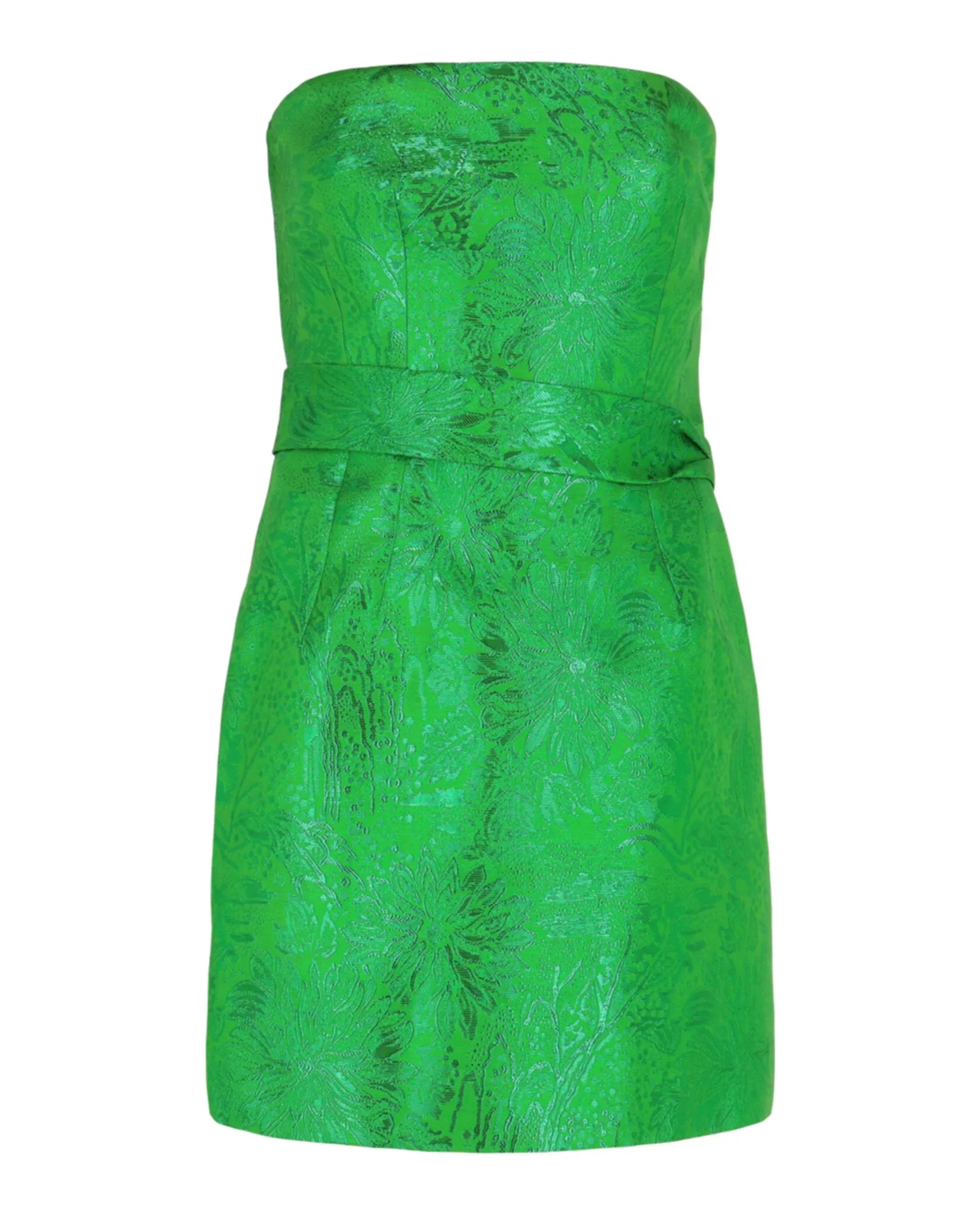 Floral Jacquard Bustier Dress sold by Lord & Taylor