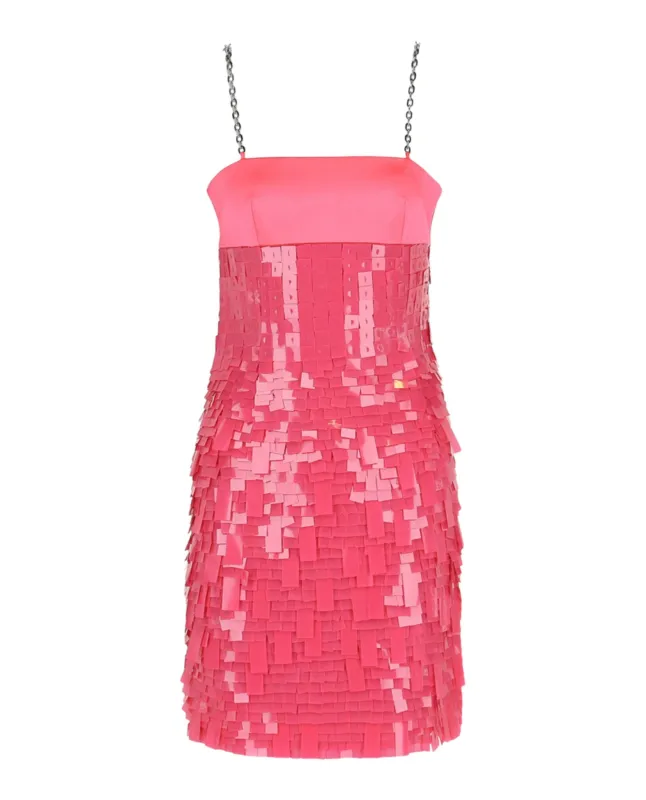 Sequin Chain-Strap Mini Dress sold by Lord & Taylor