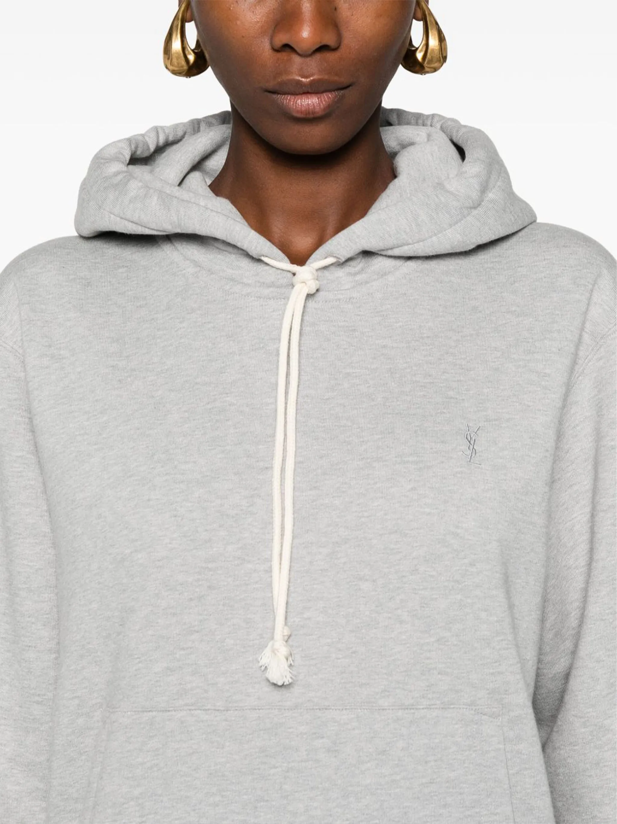WOMEN GREY COTTON SWEATSHIRT sold by Lord & Taylor product image thumbnail 5