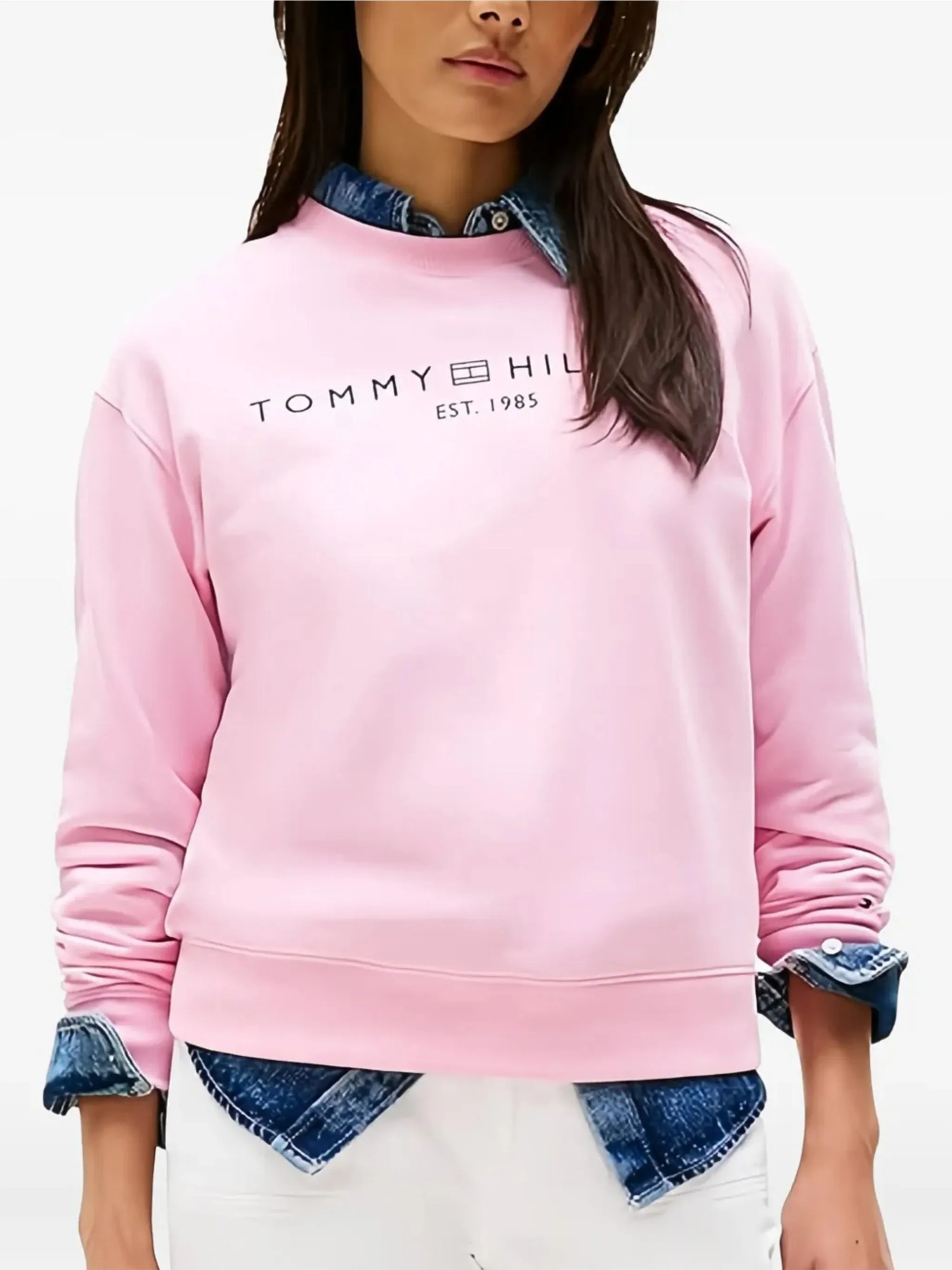 LOGO CREWNECK SWEATSHIRT sold by Lord & Taylor product image thumbnail 4