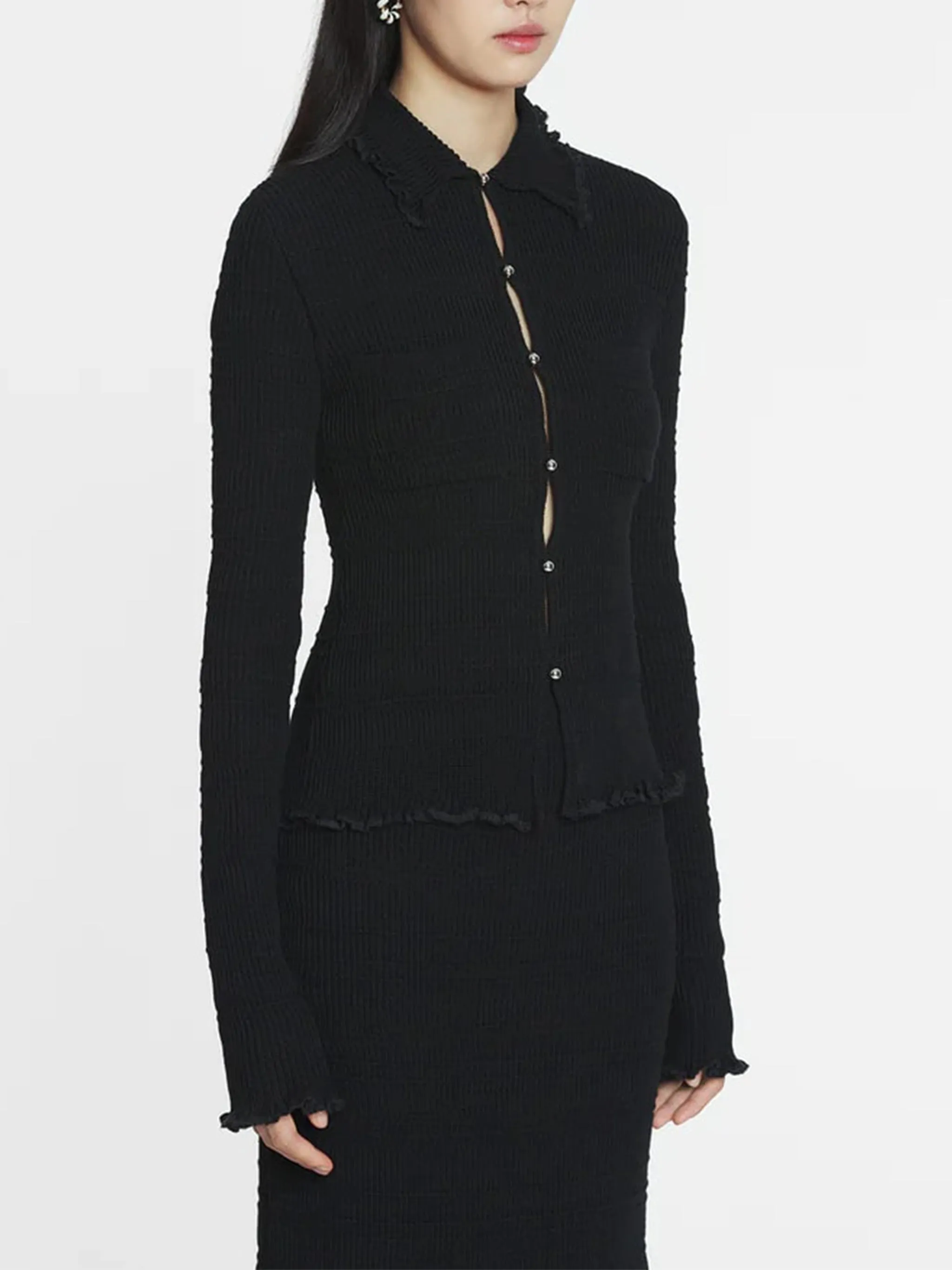 WOMEN BLACK WOOL BLEND SWEATER sold by Lord & Taylor product image thumbnail 2
