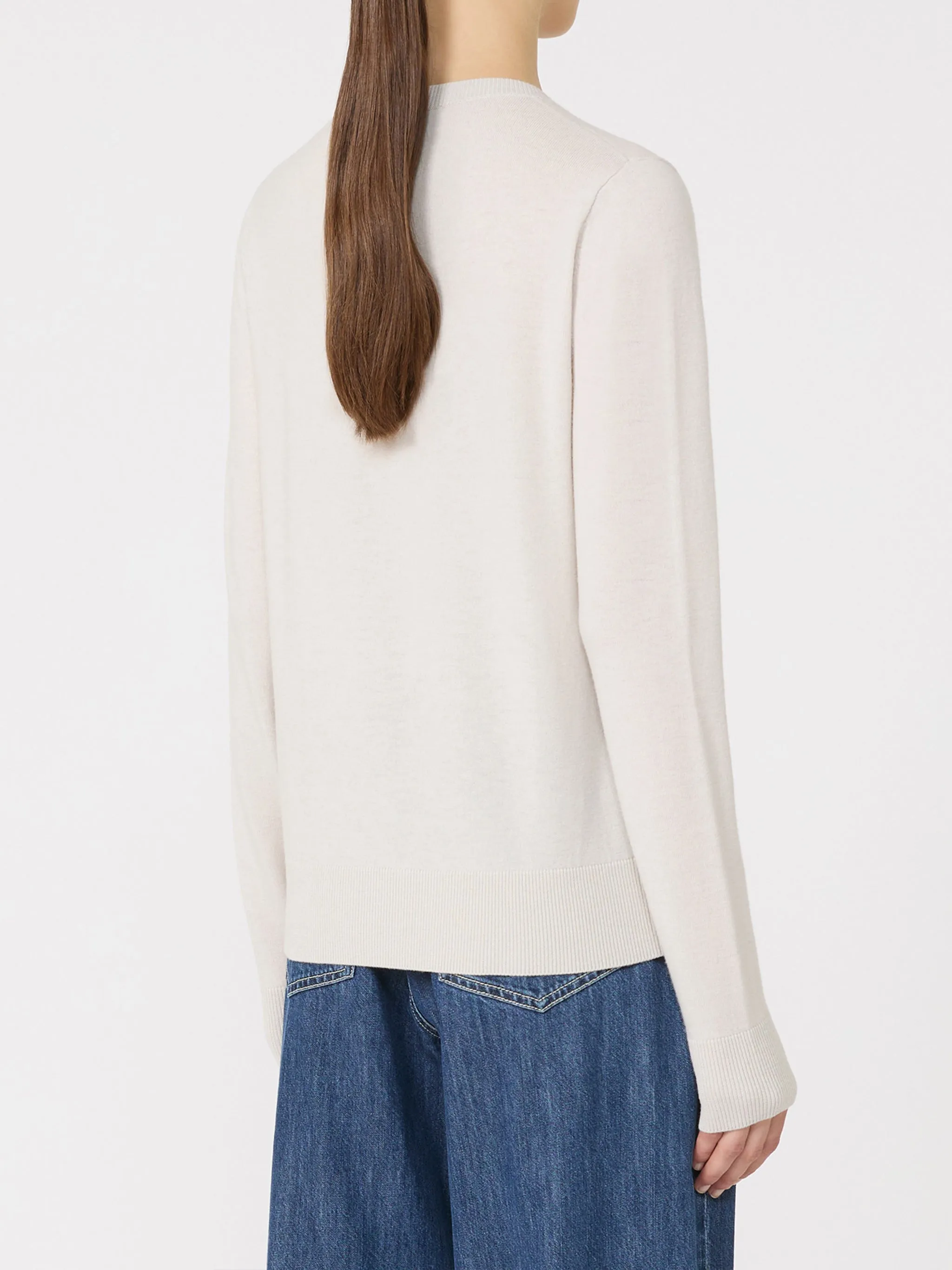 WOMEN WHITE CASHMERE SWEATER sold by Lord & Taylor product image thumbnail 3