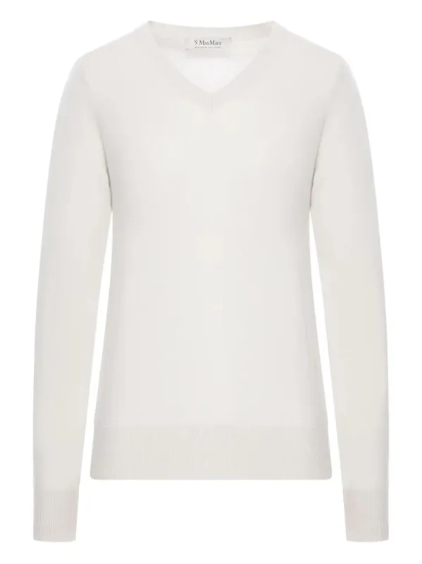 WOMEN WHITE CASHMERE SWEATER sold by Lord & Taylor