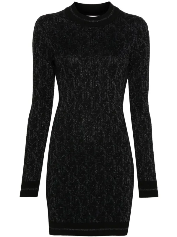 MONOGRAM JACQUARD MINI DRESS sold by Lord & Taylor