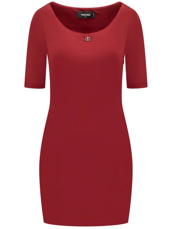 WOMEN RED COTTON STRETCH SUIT made by DSQUARED2