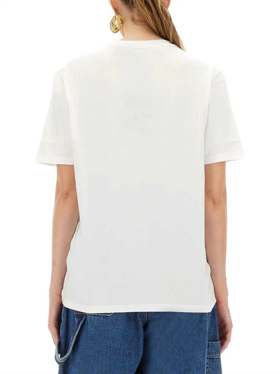 WOMEN WHITE COTTON T-SHIRT sold by Lord & Taylor product image thumbnail 3