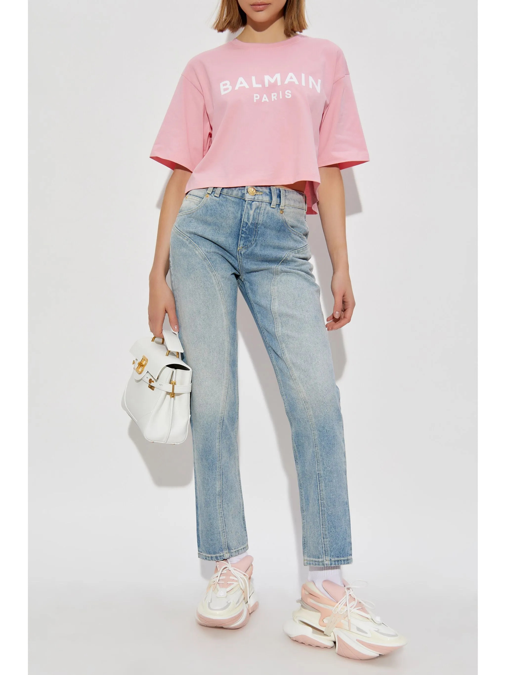 CROPPED SS T-SHIRT sold by Lord & Taylor product image thumbnail 2