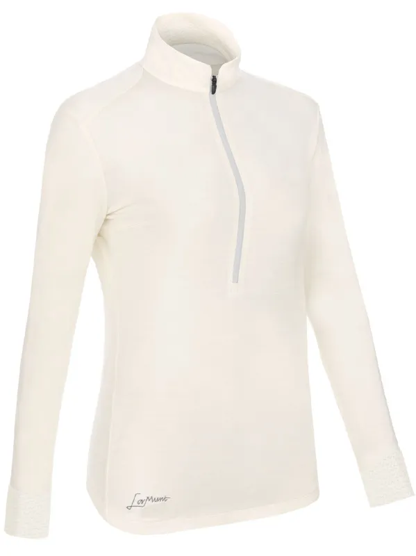 ALEXANDRA WHITE LONG SLEEVE TOP sold by Lord & Taylor