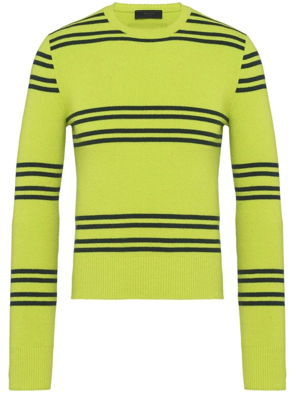 GREEN COTTON CREW-NECK SWEATER sold by Lord & Taylor