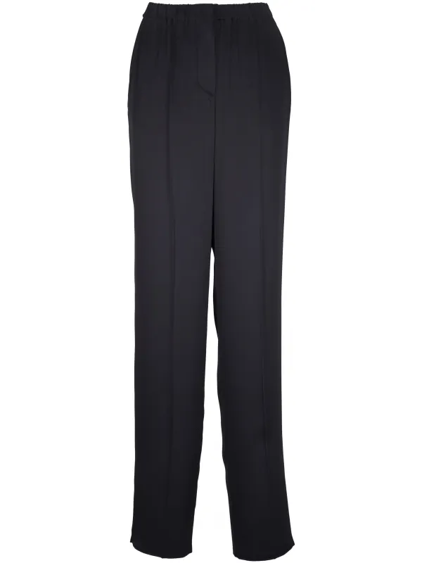 SOFT VOLUME BLACK SILK TROUSERS sold by Lord & Taylor