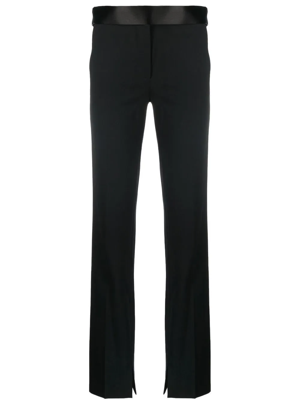 BLACK POLYESTER TWILL TROUSERS sold by Lord & Taylor