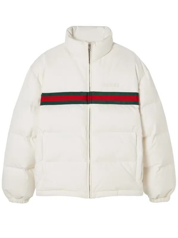 WHITE COTTON BOMBER JACKET sold by Lord & Taylor