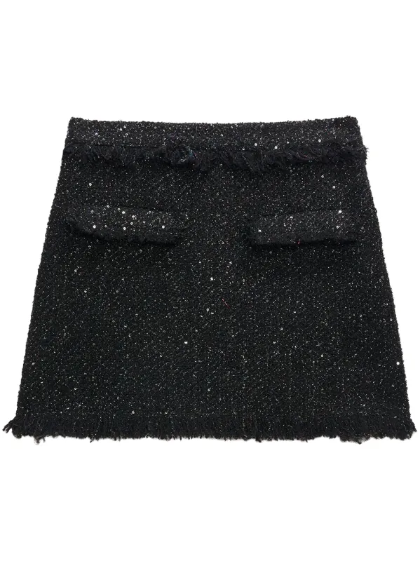 BLACK POLYESTER SKIRT sold by Lord & Taylor