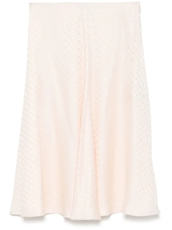 PINK FF SILK SKIRT sold by Lord & Taylor